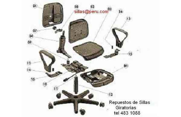 Sillas de Oficinas Reparacion Repuestos Originales LIMA PERU ... Sillas de Oficinas Reparacion Repuestos Originales LIMA PERU ...