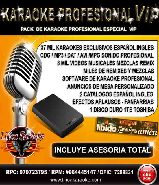 Instalacion de sistema karaoke asesoramiento venta de videos karaoke en